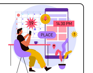 Book with ease illustration